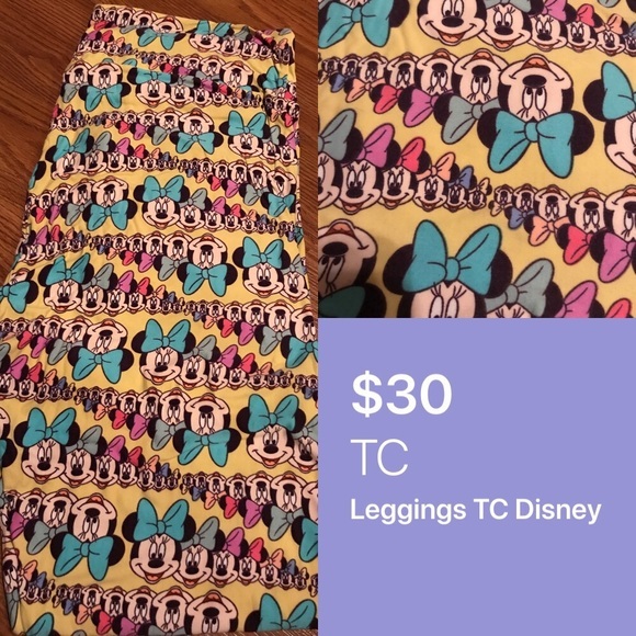 LuLaRoe Pants - NWOT LuLaRoe TC Disney Leggings